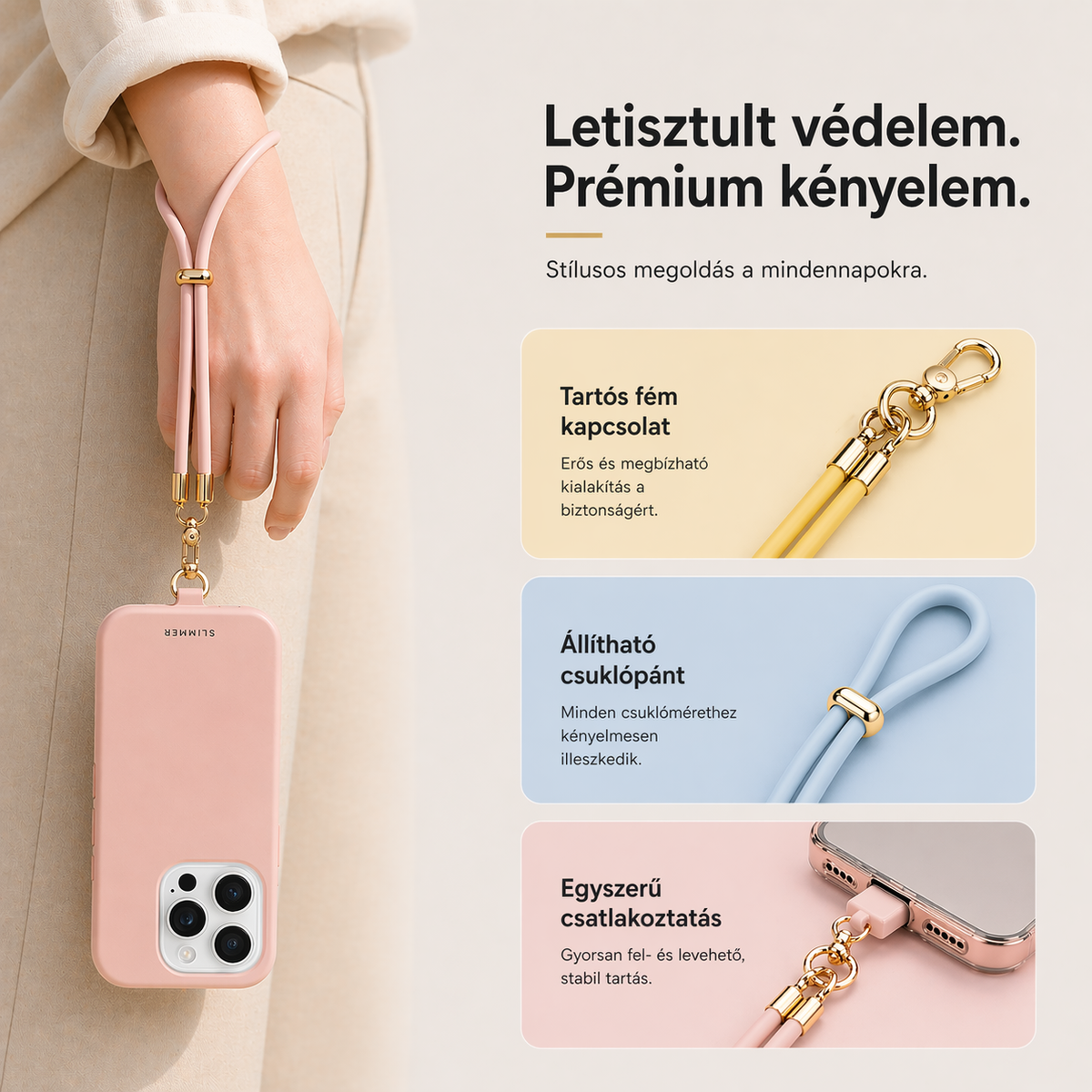 Phone Strap - Yellow