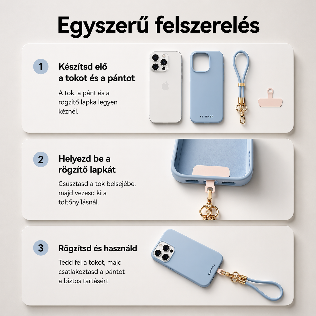 Phone Strap - Black